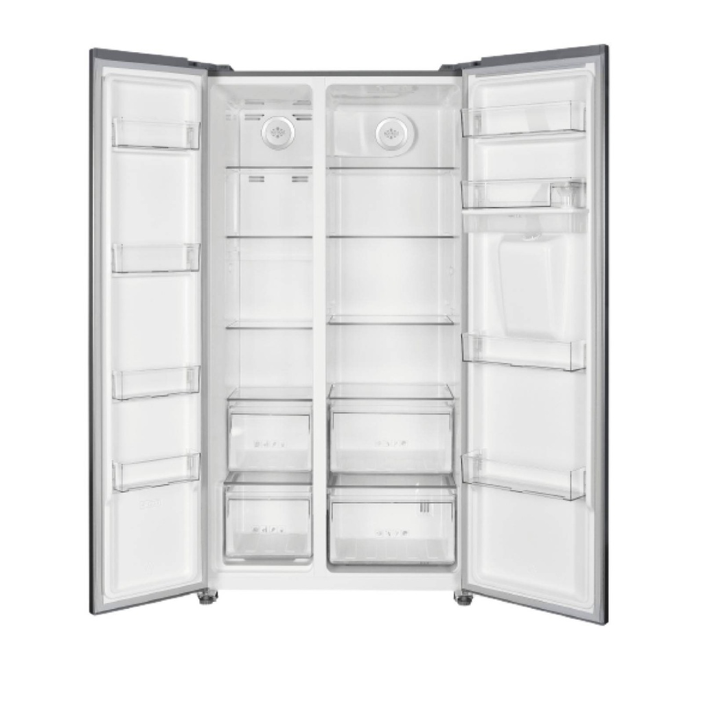 NW Refrigerator SidebySide 518Liter silver