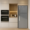 Refrigerator 420L Nofrost Silver mockup