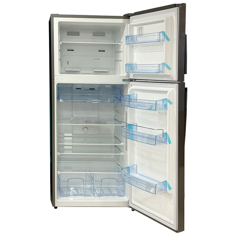 Refrigerator 420L Nofrost Silver door open