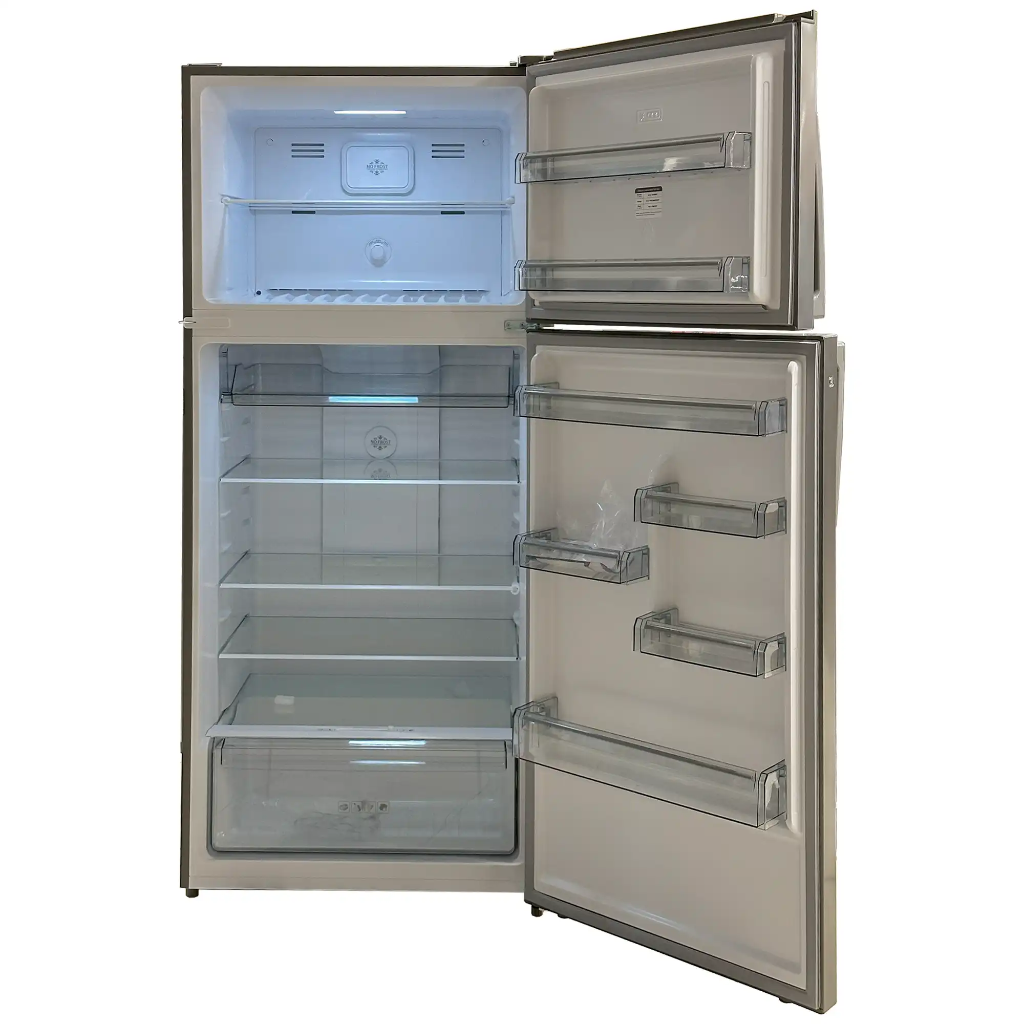 Refrigerator NoFrost 552L Silver door open