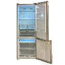 Refrigerator Nofrost Bottom Freezer 416Liter - SS door open