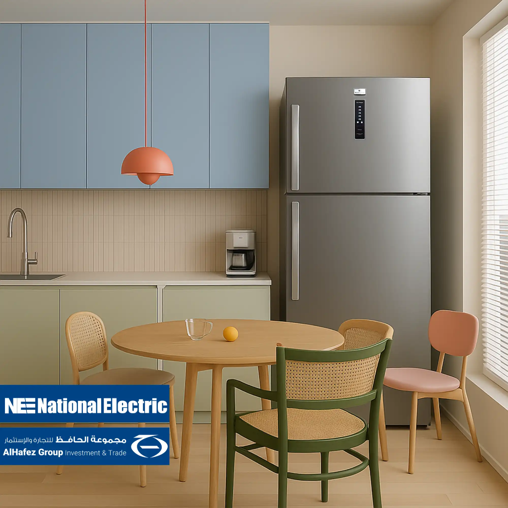 Refrigerator NoFrost 512L Silver mockup