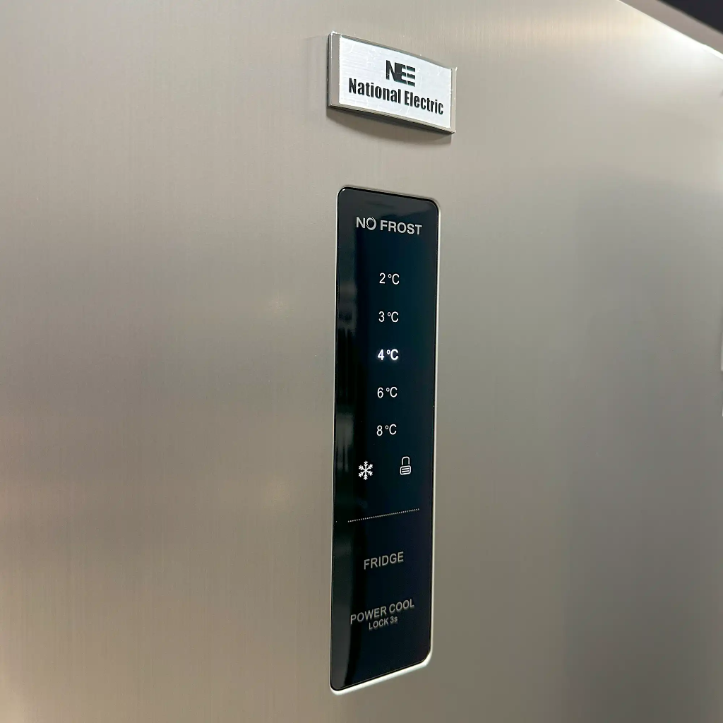 Refrigerator NoFrost 512L Silver control panel
